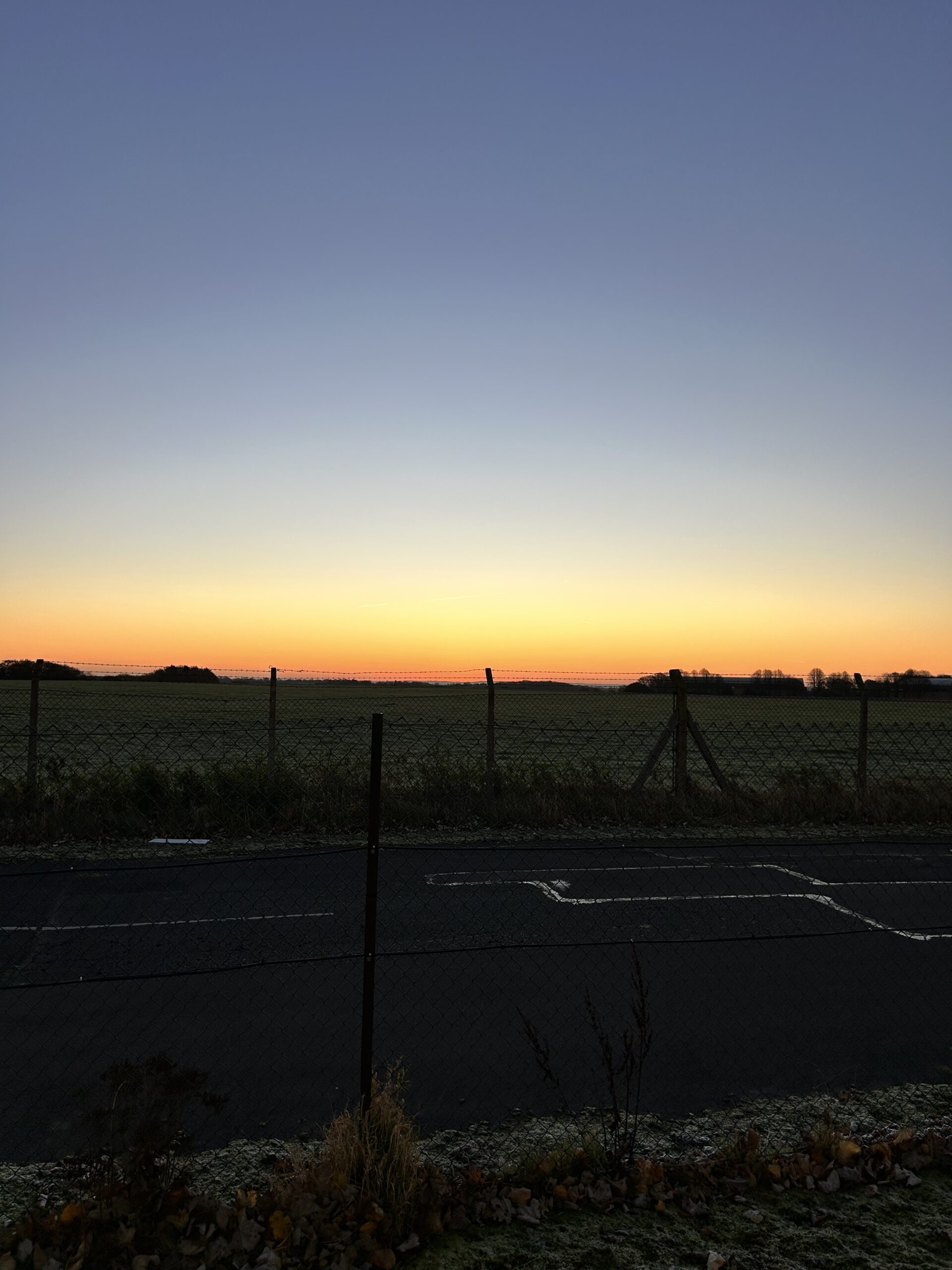 Before Dawn at Aston Down, Gloucestershire